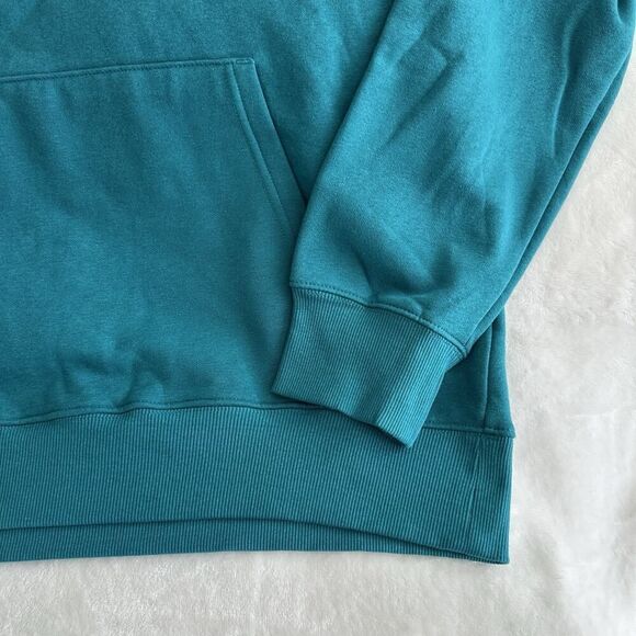 The North Face Hoodie Mens Large Half Dome Fleece Logo Pullover Shady Blue - Picture 3 of 9